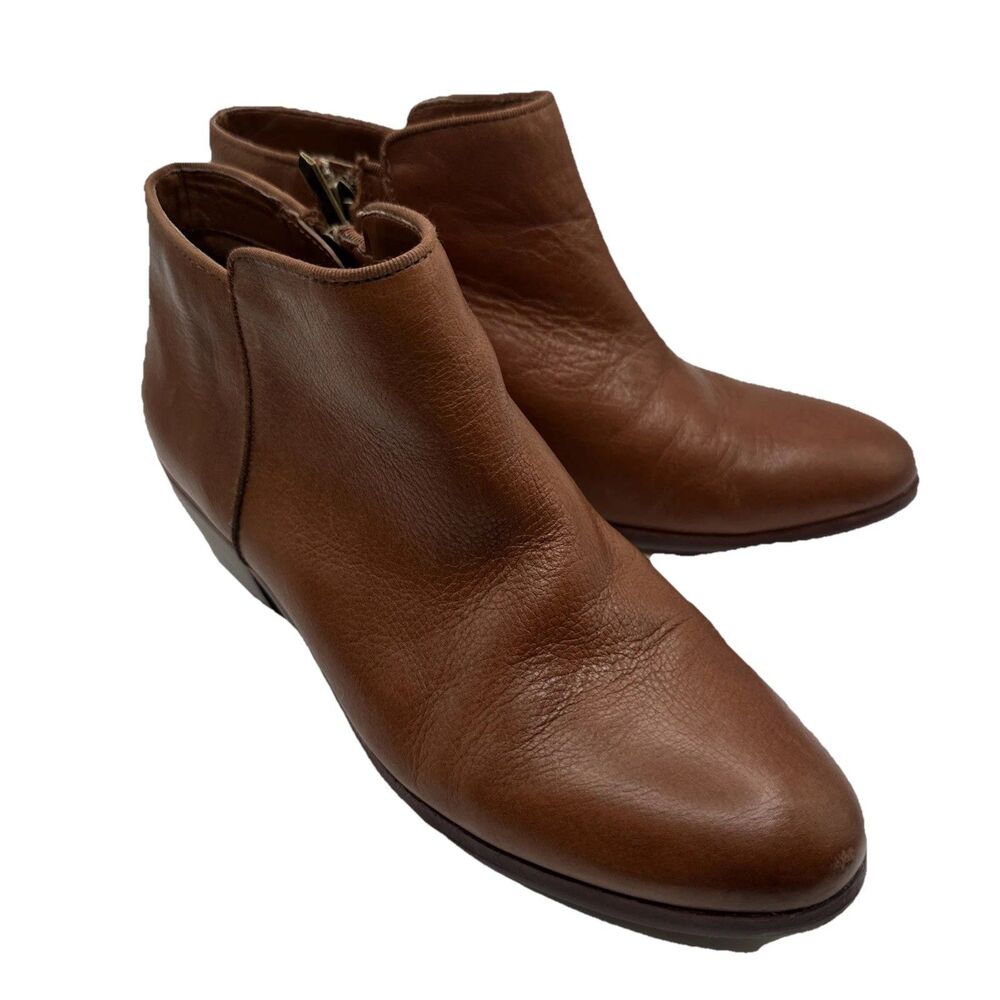 Lucky Brand Petty Sz 7 Brown leather Booties